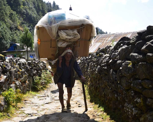 days everest base camp trek porters