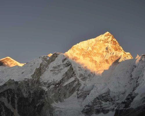  days everest base camp trek sunset over everest