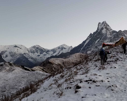 Short to days mardi himal trek picture highlights ()