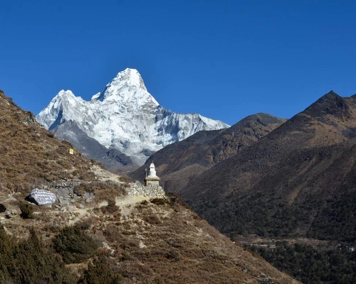 View Of Amadablam Gokyo Everest Base Camp Trek