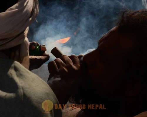 Weed And Smoke With Sadhus In Nepal ()