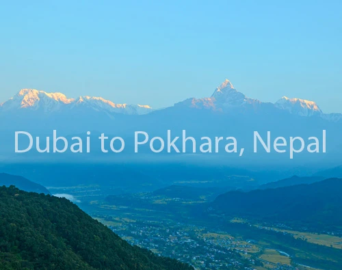 a magnificent mountain view from sarangkot pokhara